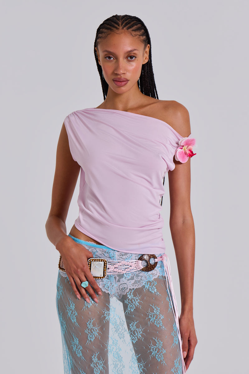 Dare To Drape In Pink With Flower Detail | Jaded London | Lucia