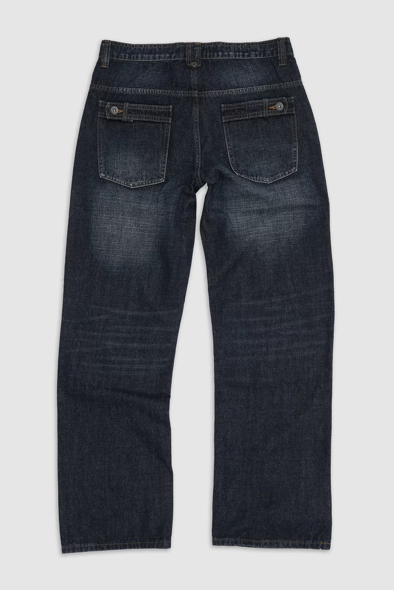 Drummer Low Rise Straight Leg Jeans