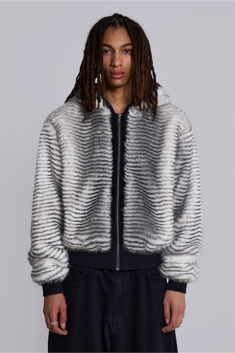 White Bear Faux Fur Jacket