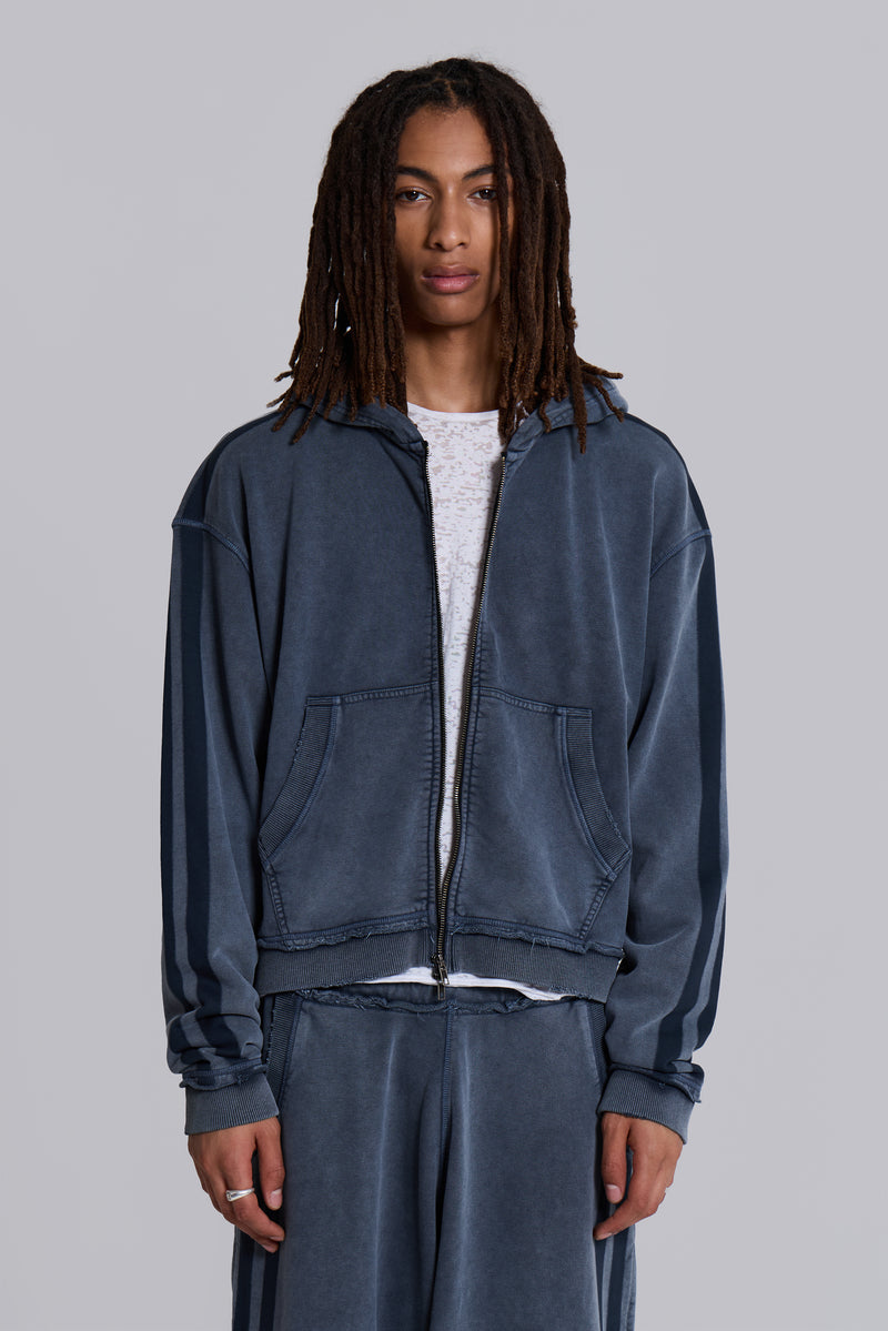 Blue Sporty Baggy Monster Hoodie