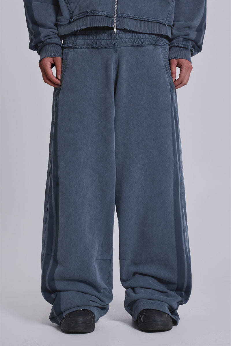 Blue Sporty Baggy Monster Joggers