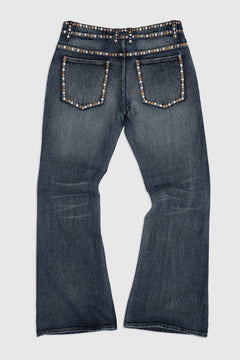Stud Blue Jude Bootcut Jeans - W26 / Blue