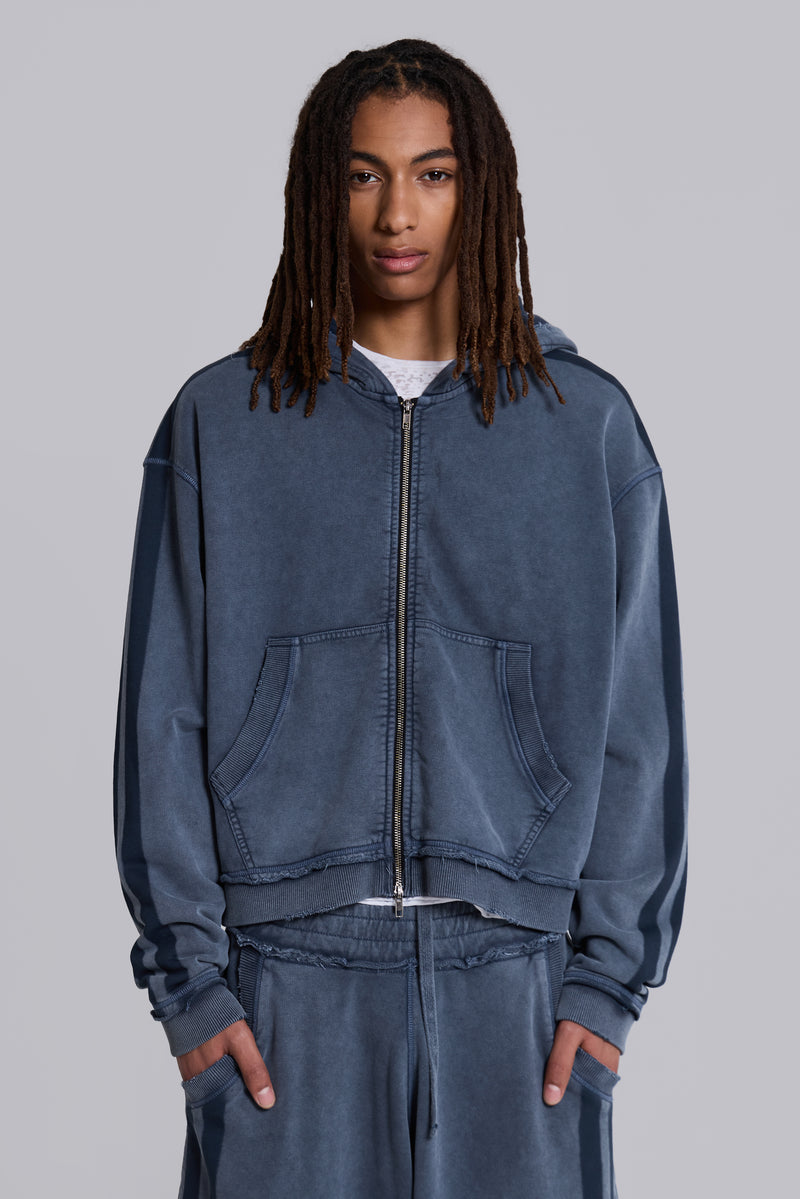 Blue Sporty Baggy Monster Hoodie