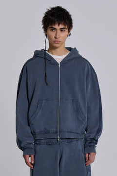 Blue Sporty Baggy Monster Hoodie – view 1