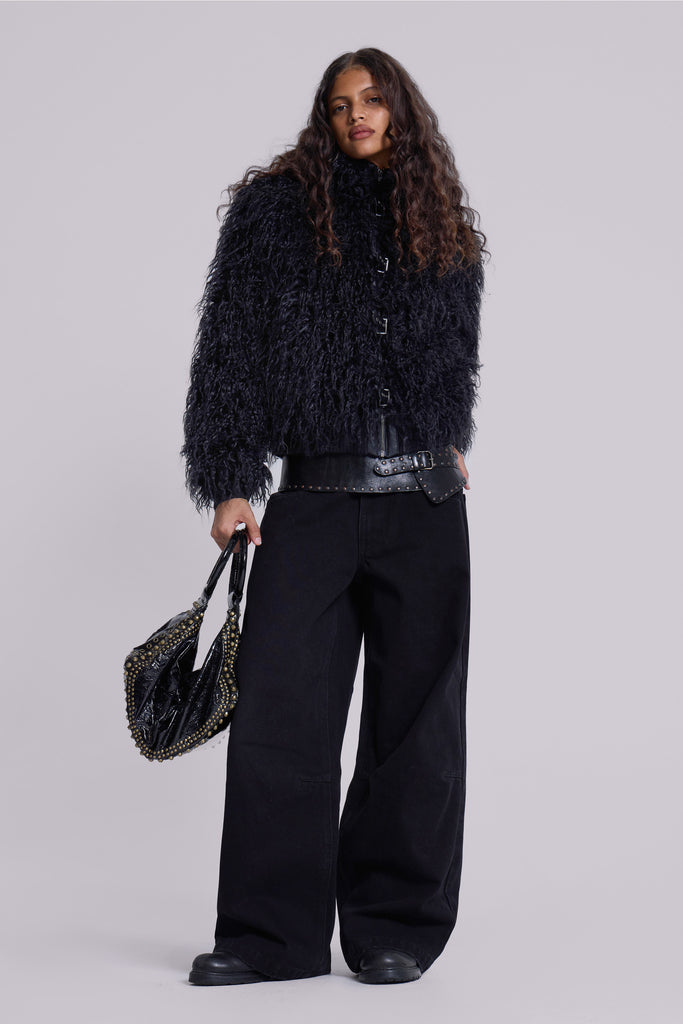 Black Matte Mendoza Jacket