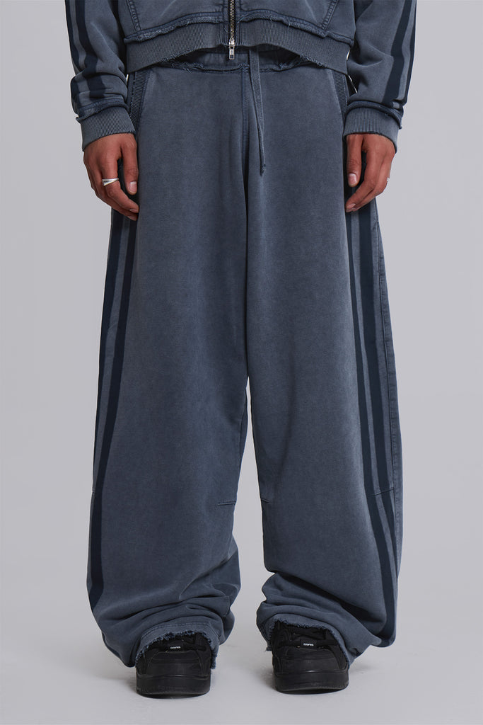 Blue Sporty Baggy Monster Joggers