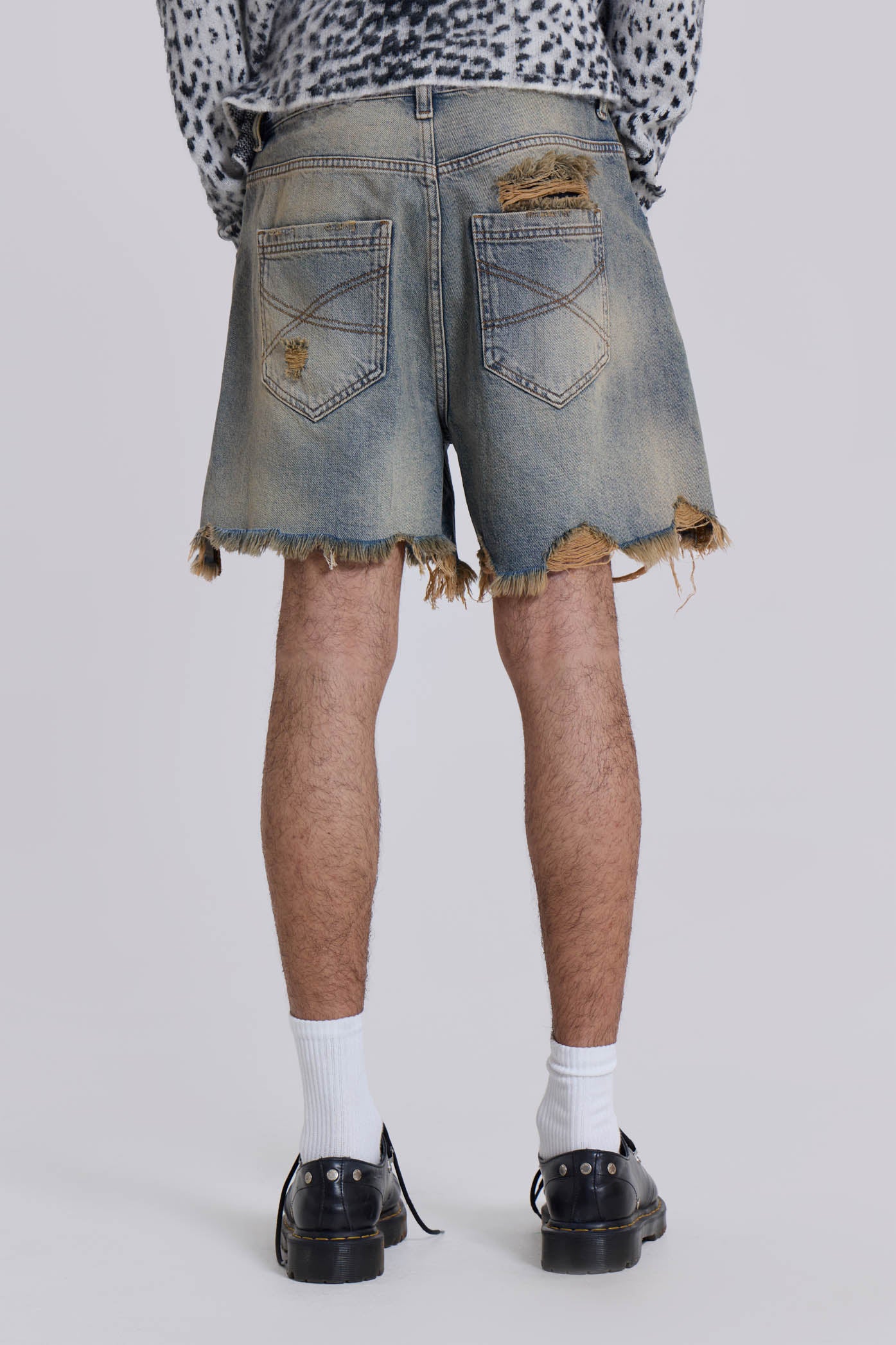 Dirty Bleach Revenge Jorts