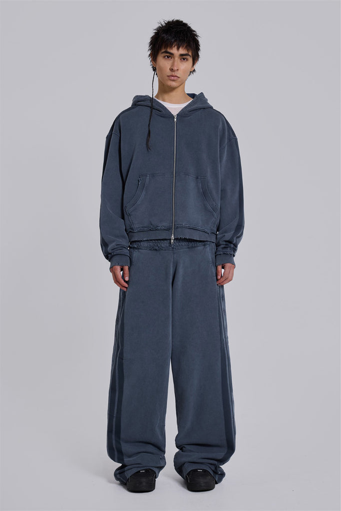 Blue Sporty Baggy Monster Hoodie