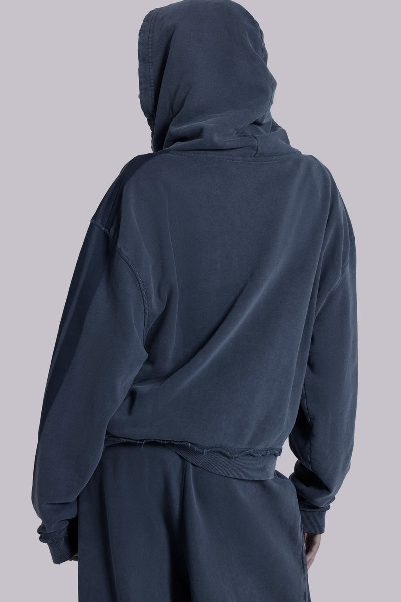 Blue Sporty Baggy Monster Hoodie