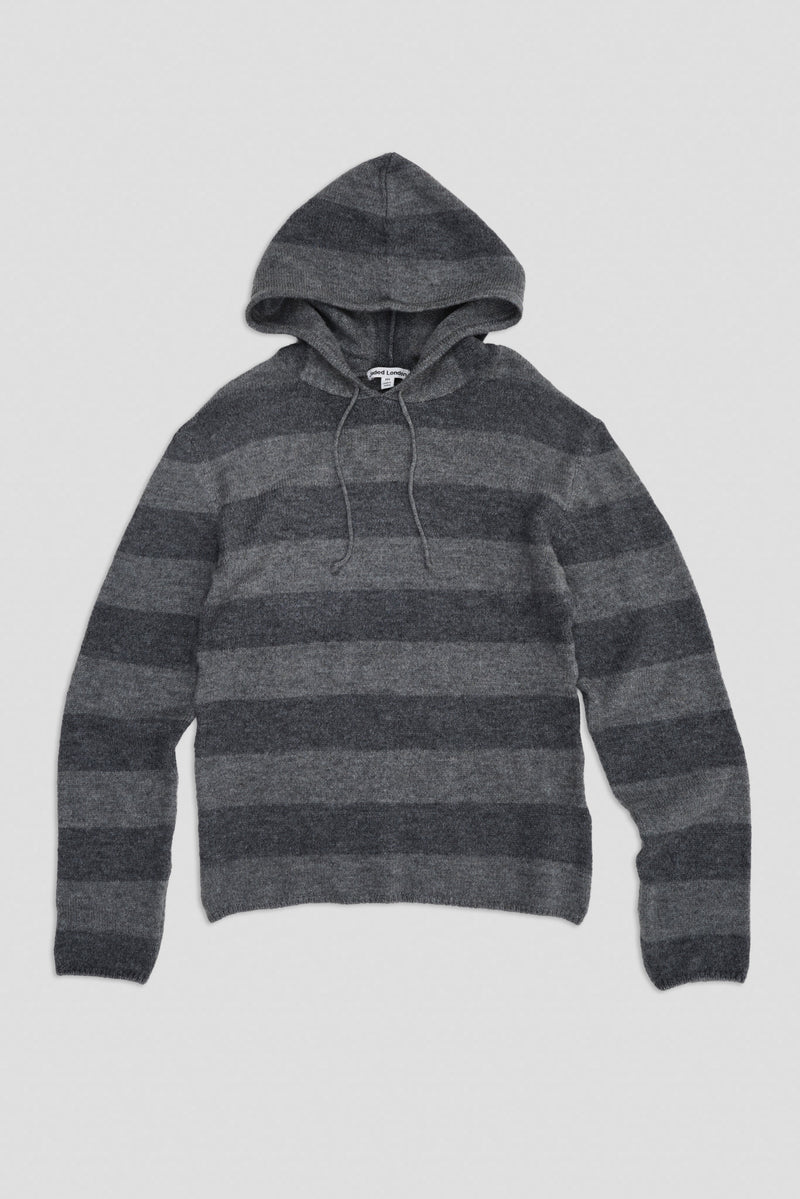 Dornan Striped Knit Hoodie