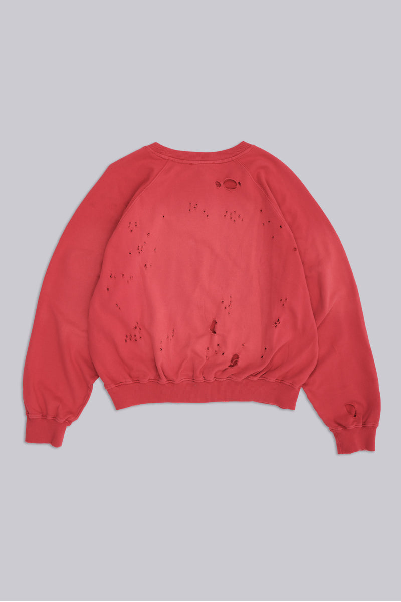 Red Sun Fade Crewneck