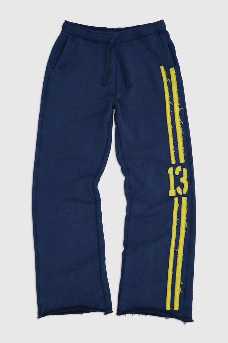 13 Stripe Straight Jogger in Navy