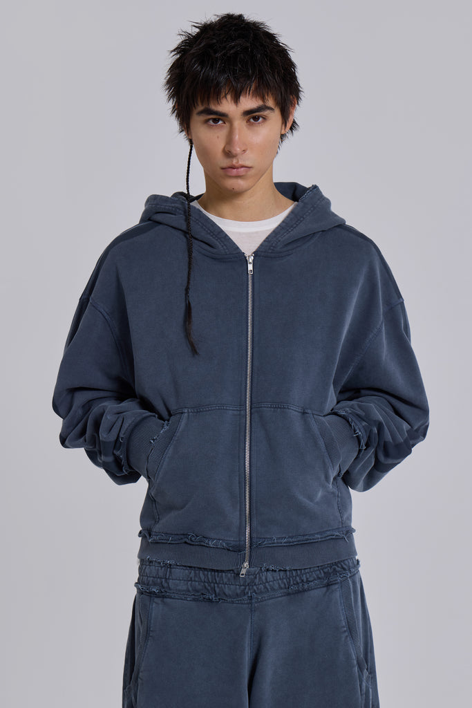 Blue Sporty Baggy Monster Hoodie