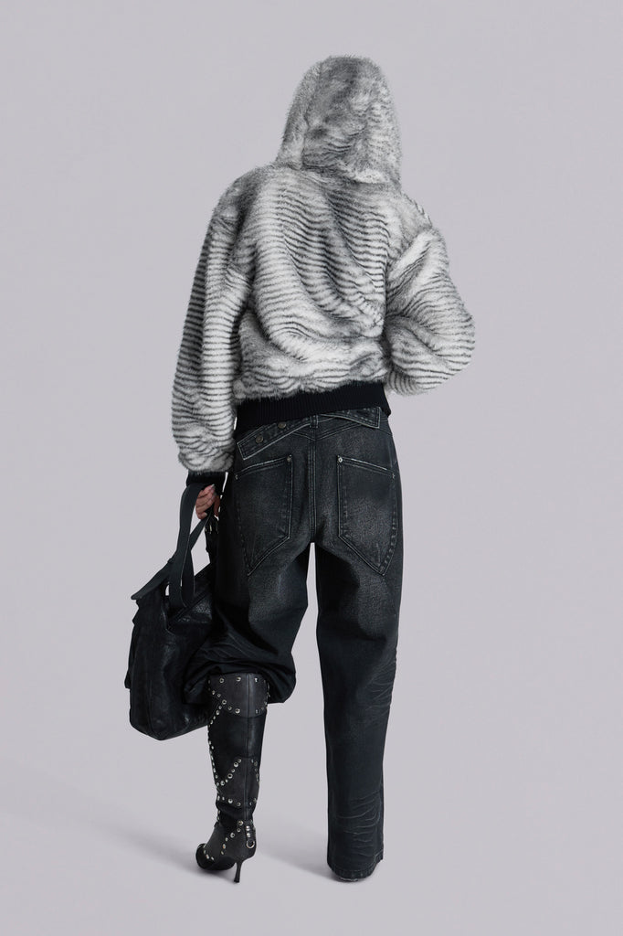 White Bear Faux Fur Jacket