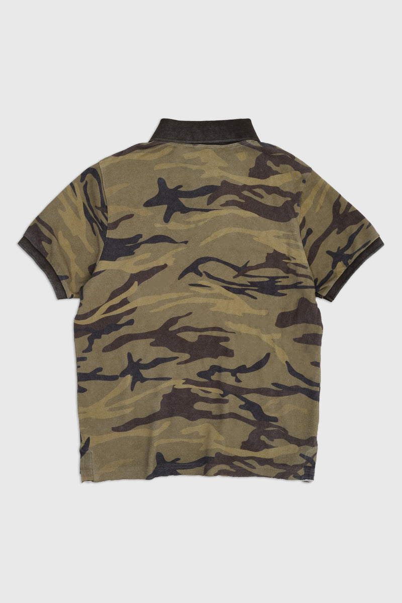 Washed Camo Polo Top – view 10