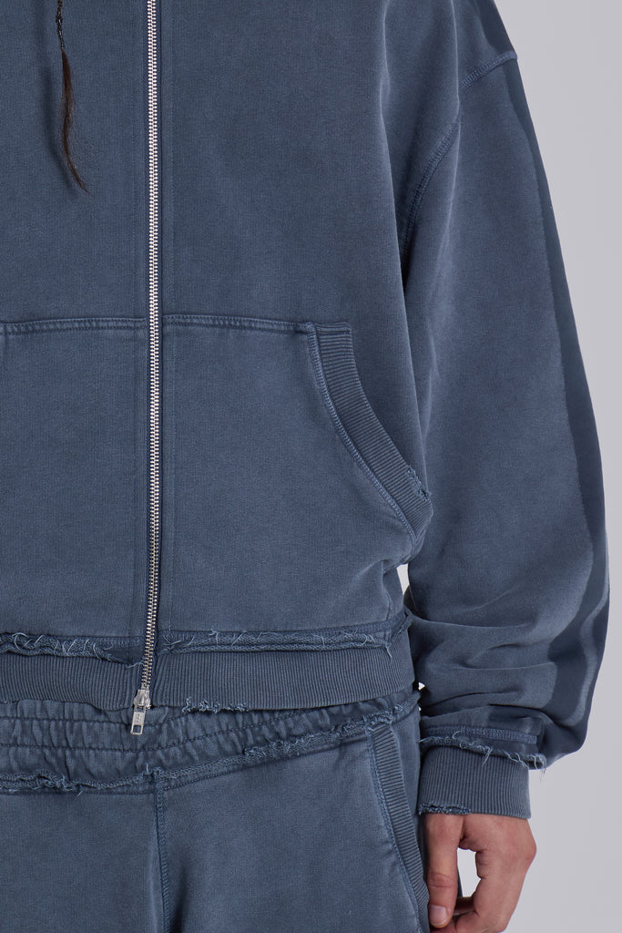 Blue Sporty Baggy Monster Hoodie