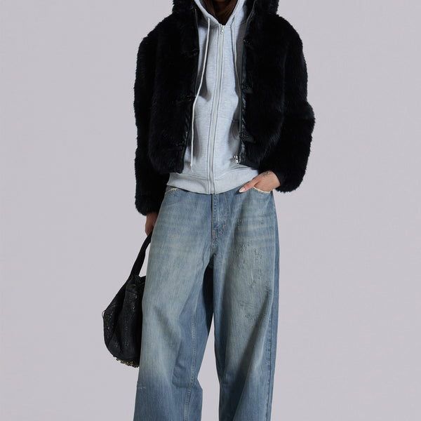 Light Wash Slub XL Colossus Jeans | Jaded London | Clothing