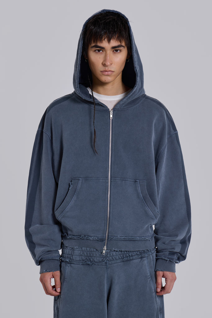 Blue Sporty Baggy Monster Hoodie