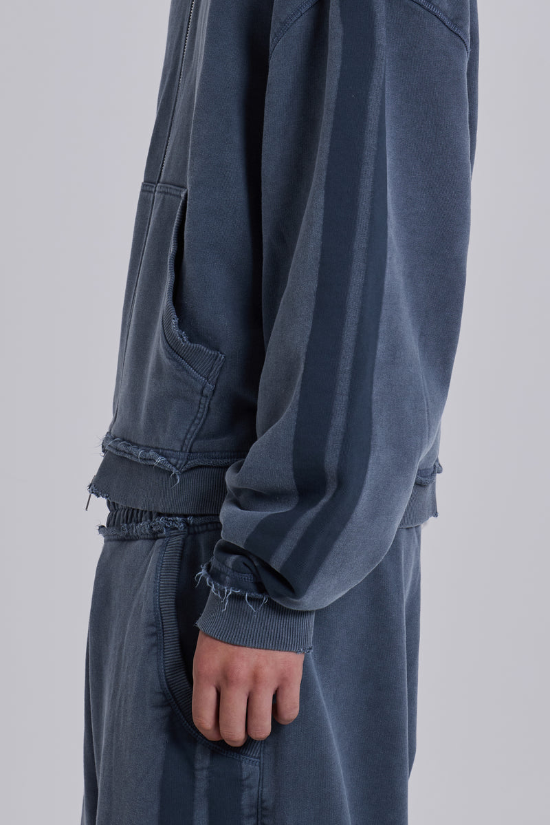 Blue Sporty Baggy Monster Hoodie