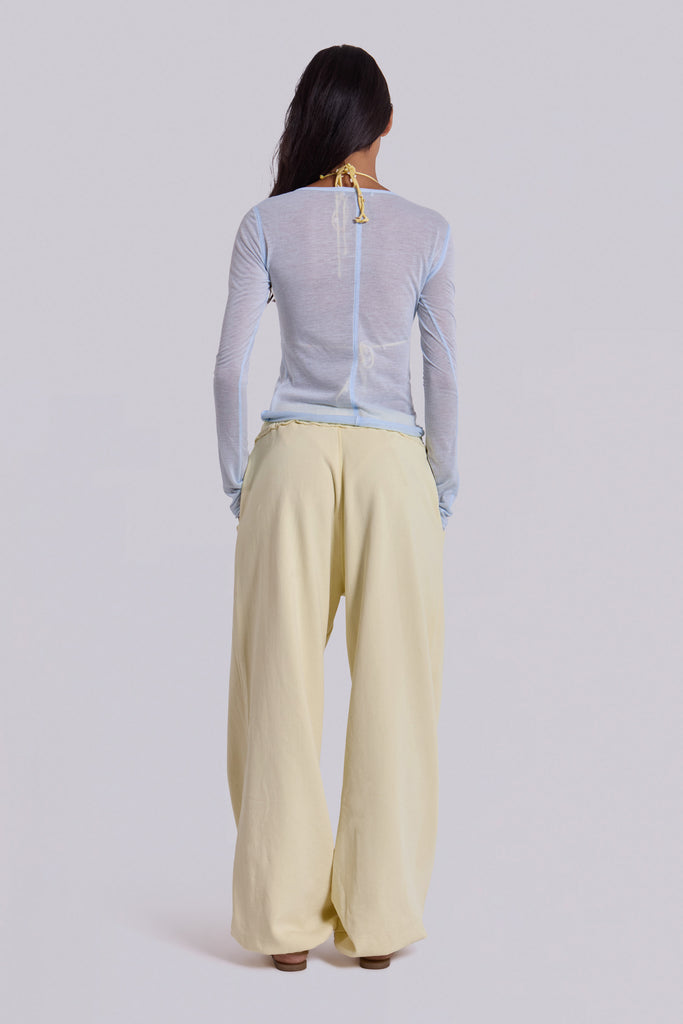 Custard Cuffed Baggy Monster Joggers