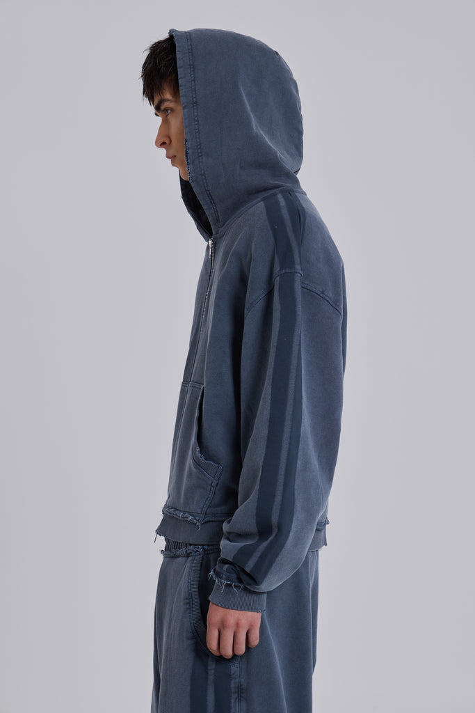 Blue Sporty Baggy Monster Hoodie