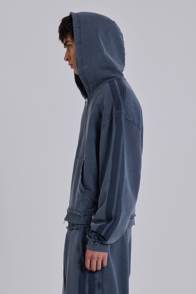 Blue Sporty Baggy Monster Hoodie