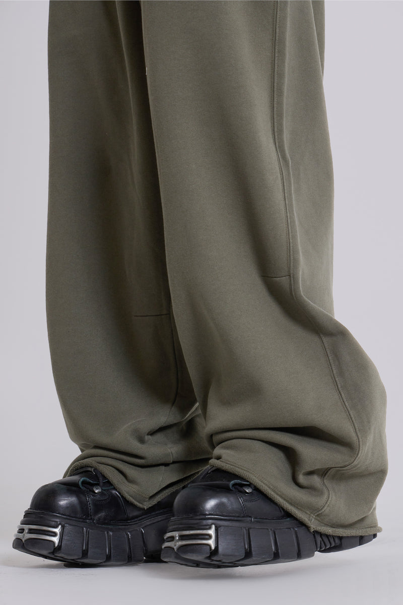 Military Green Baggy Monster Joggers