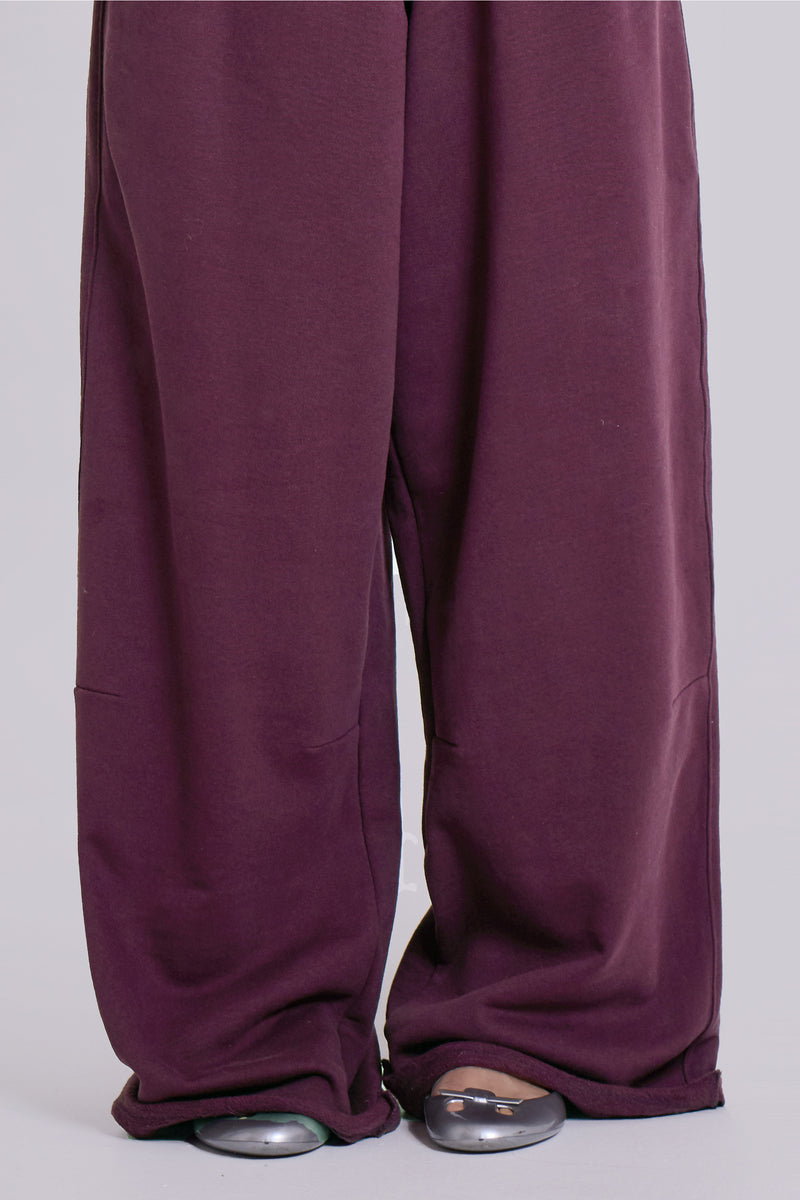 Dark Burgundy Monster Joggers