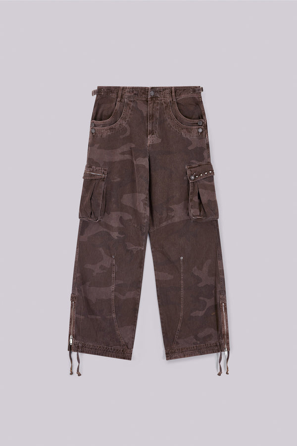 Brown Trooper Cargo Pants