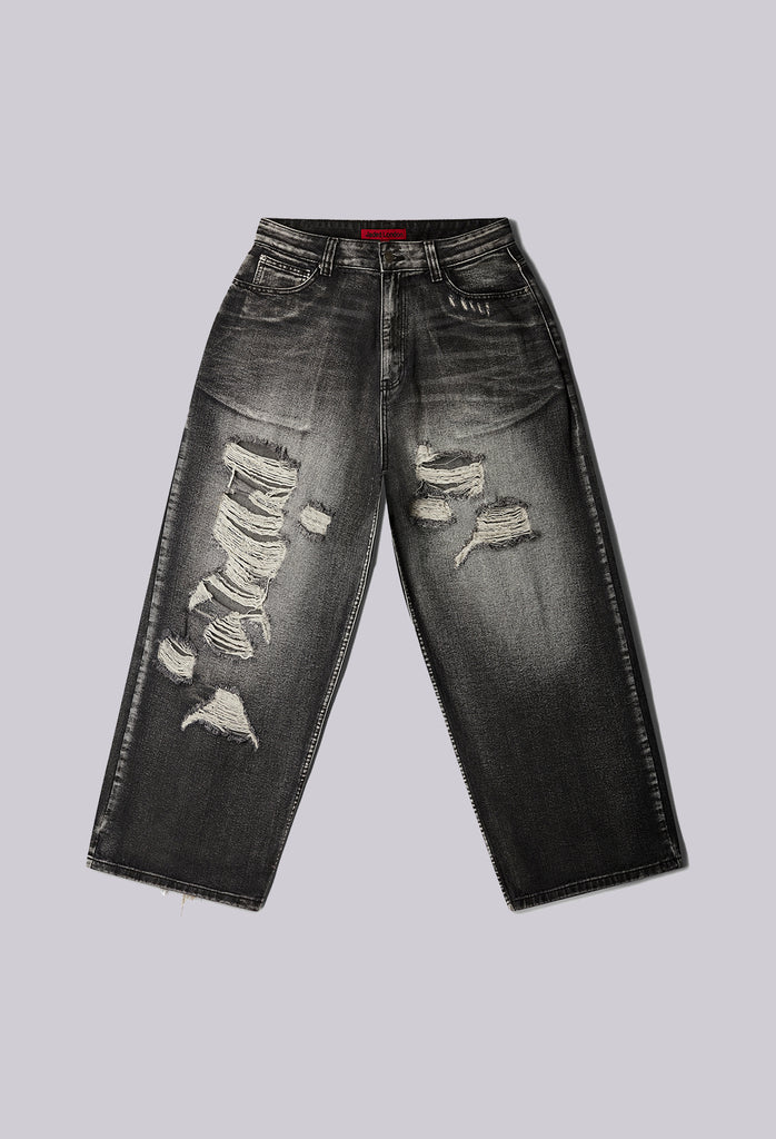 Gothic Print XL Colossus Jeans | Jaded London | Clothing