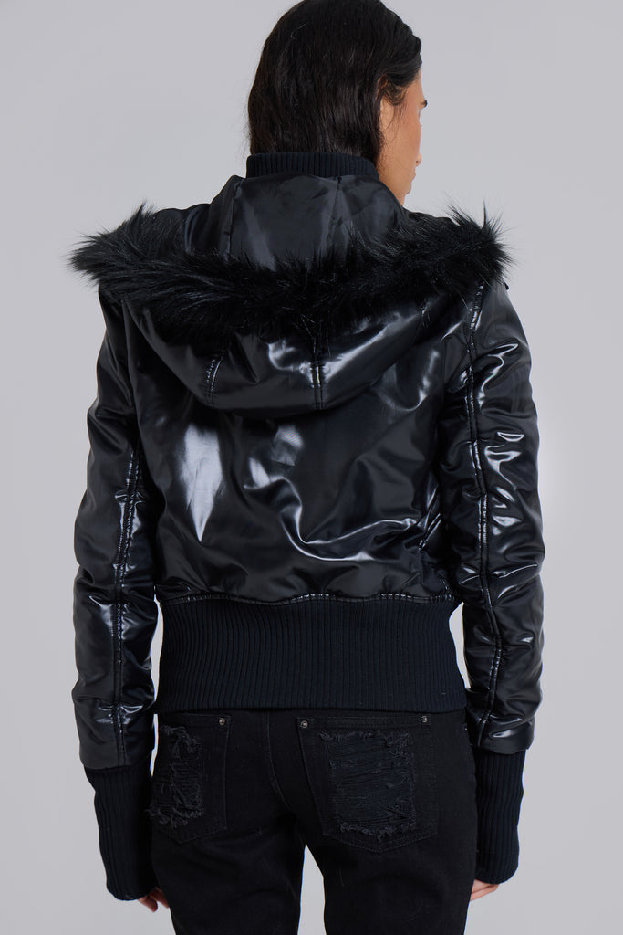 Black Mercury Puffer Jacket