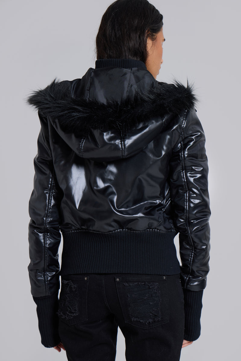 Black Mercury Puffer Jacket