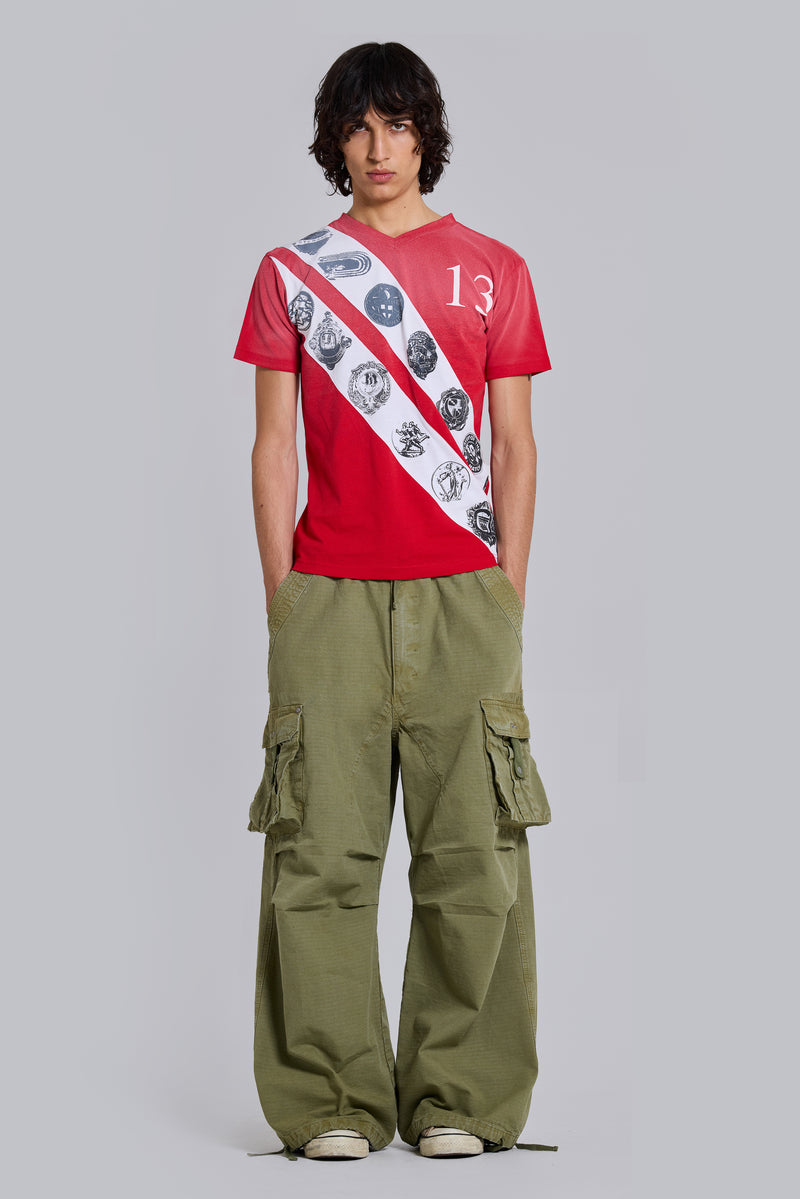 Olive XL Parachute Cargo Pants