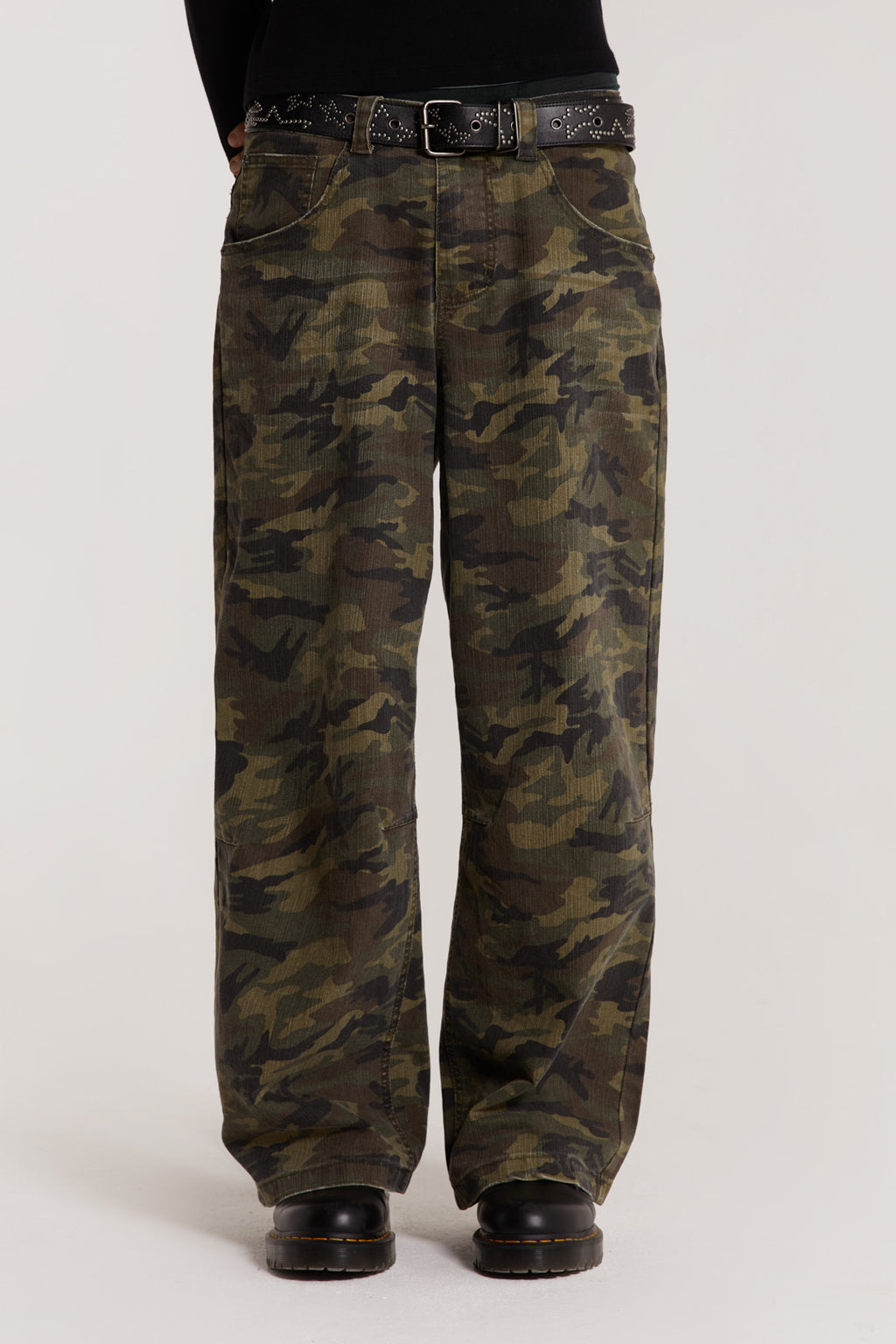 Camo Print Colossus Jeans | Jaded London