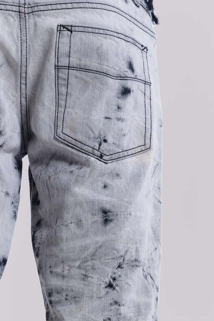 Grey Tie Dye Drift Jeans