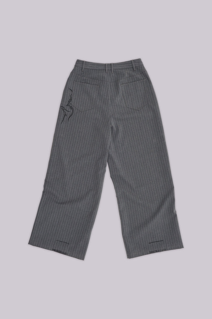 Tattoo Pinstripe Goliath Suit Pants