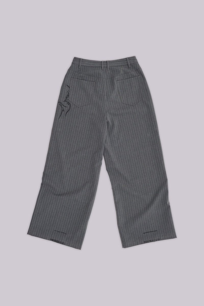 Tattoo Pinstripe Goliath Suit Pants