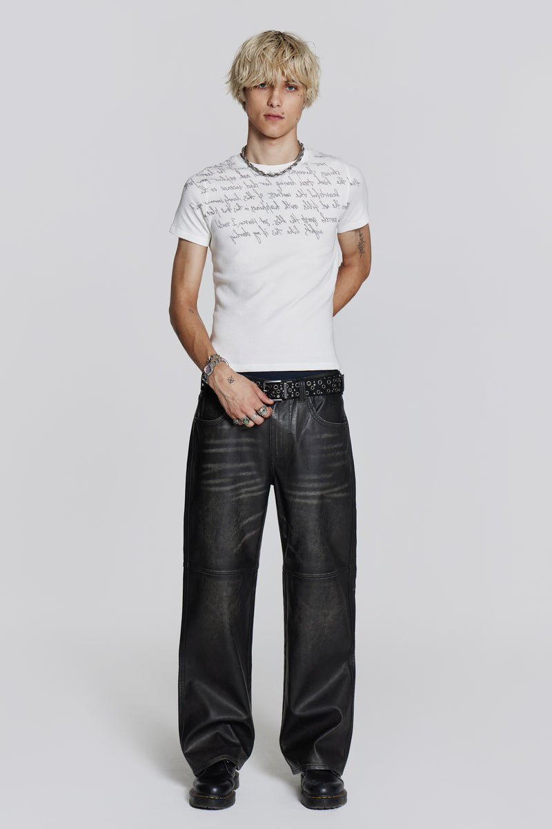 Buy London Rag Stone Faux Leather High Waist Skinny Trousers Online