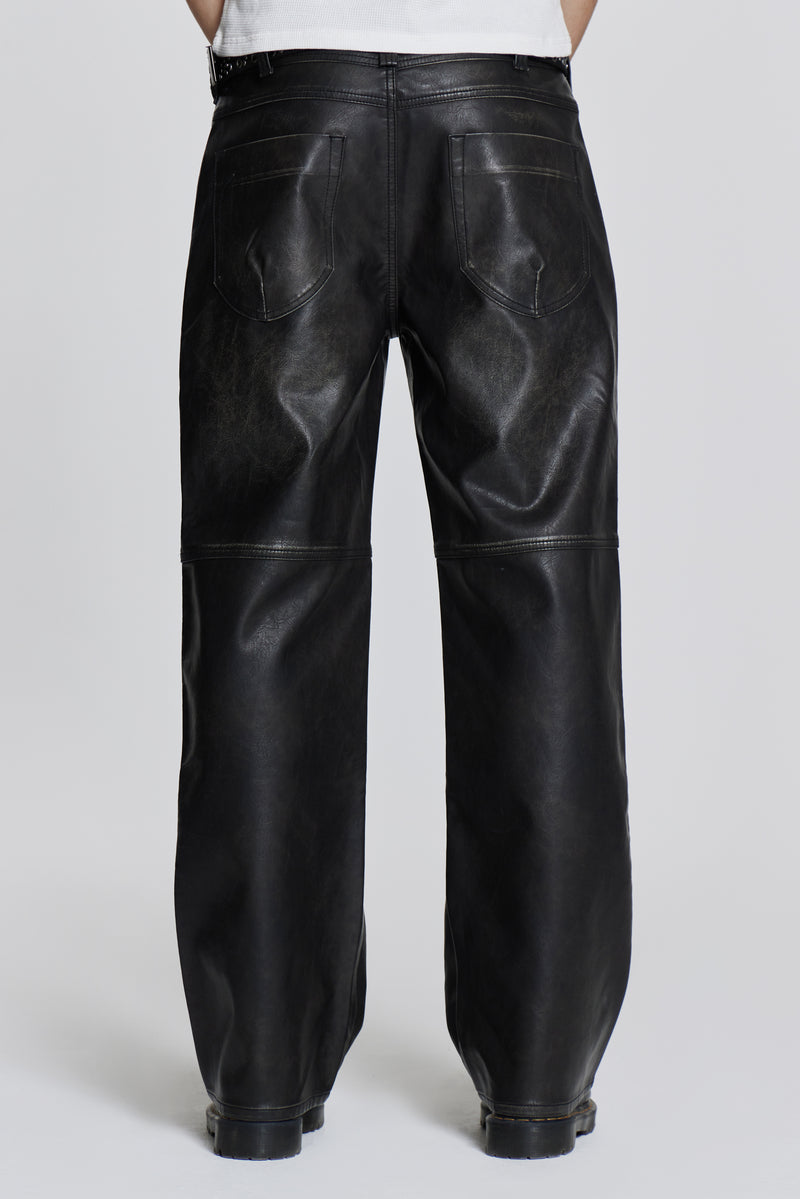 Jaded London “Ash Faux Leather Colossus Pants” $120 - Depop