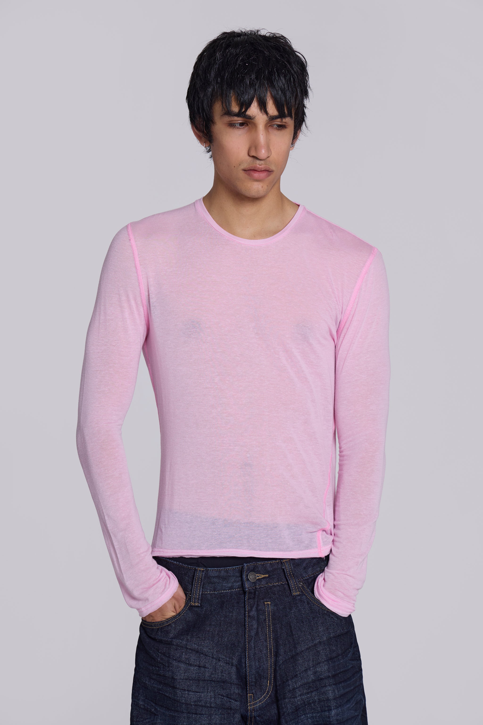 Pink Mist Long Sleeve Top