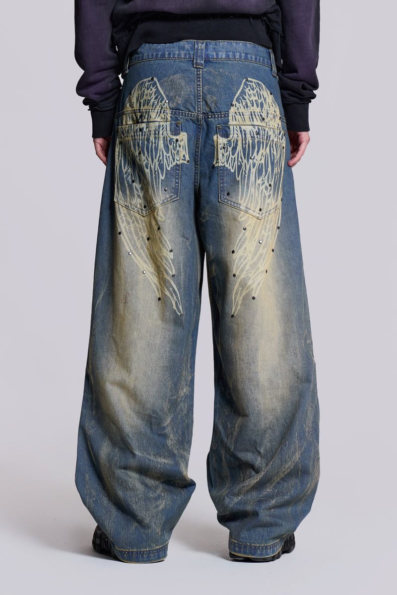 Blue Ethereal Colossus Jeans