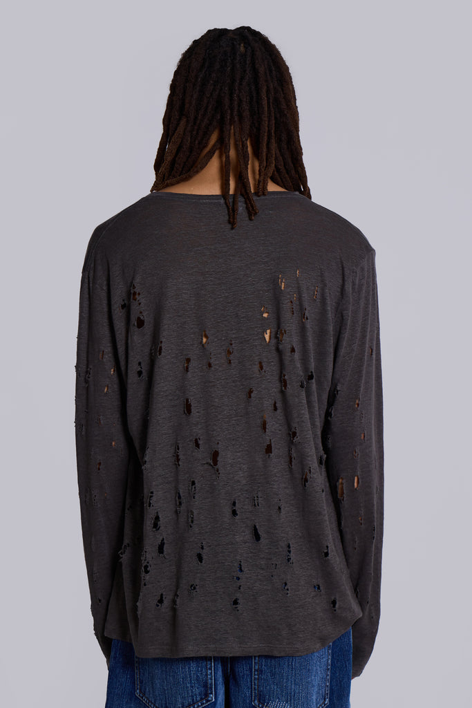 Rifle Distressed Knit Top