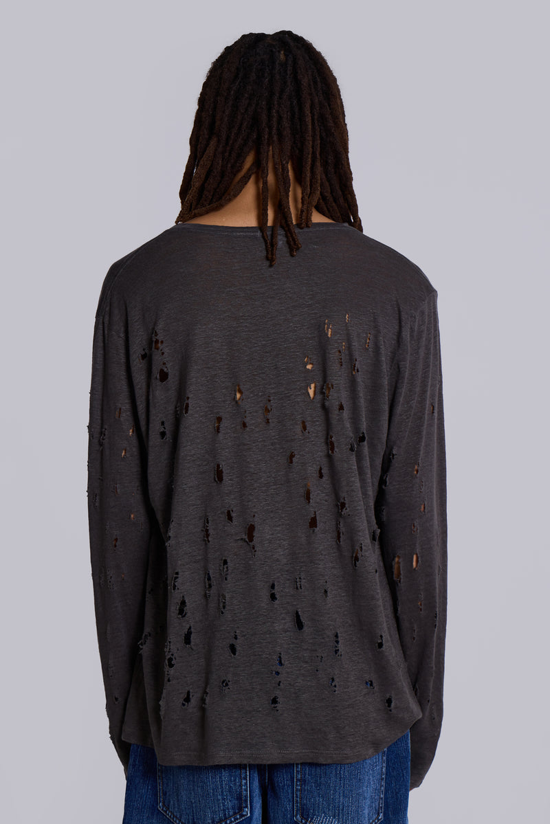Rifle Distressed Knit Top