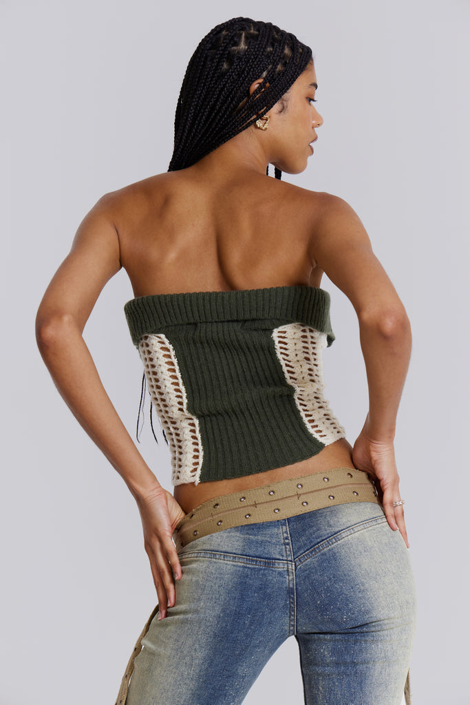 Akio Knitted Corset Top