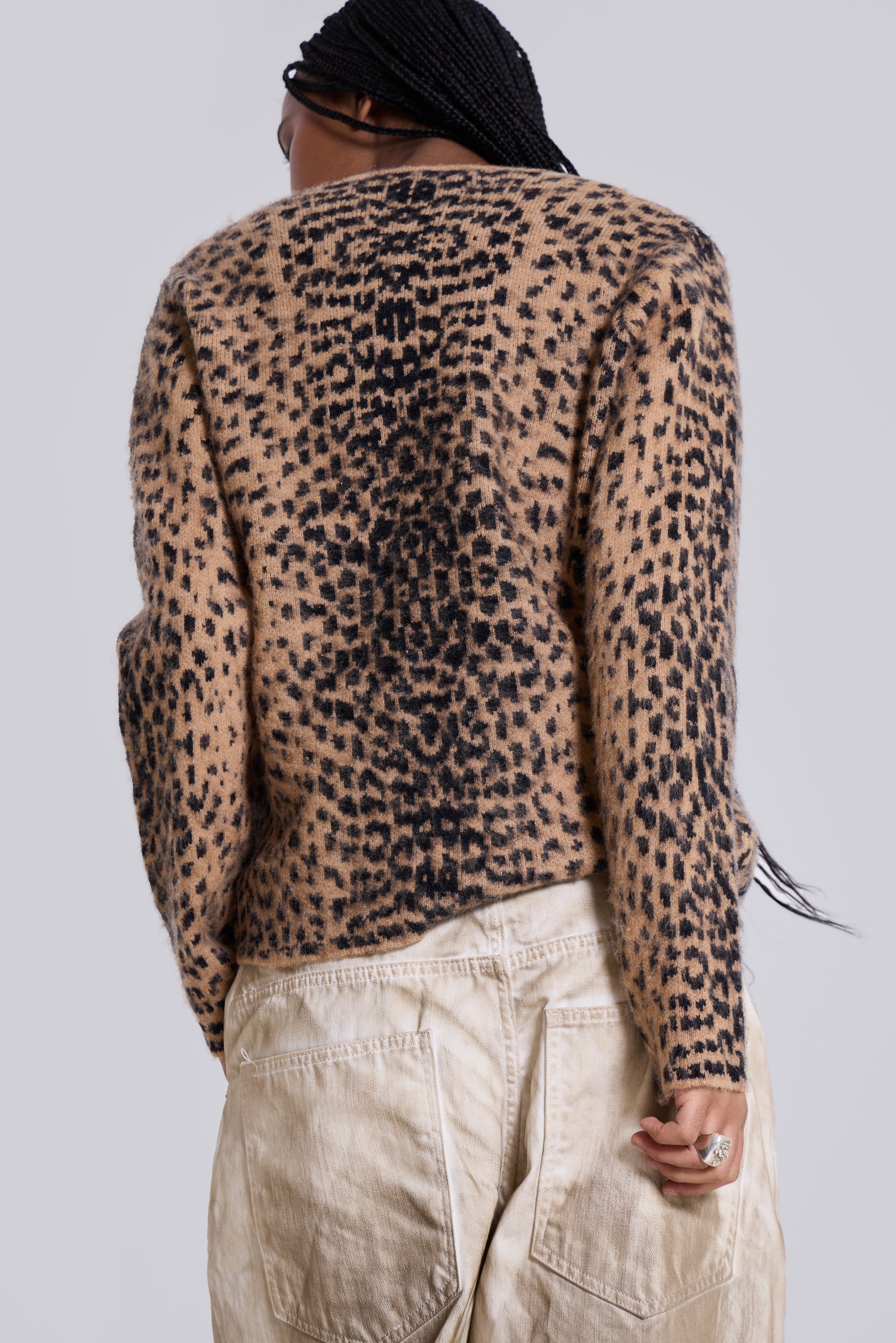 Leopard Chuck Cardigan