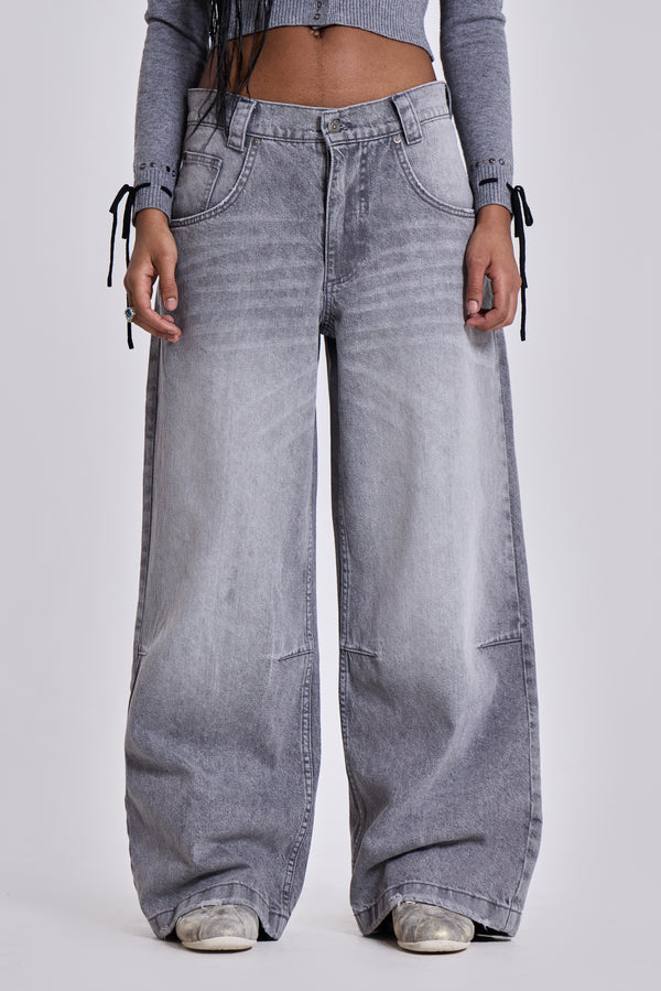 Washed Grey Colossus Jeans