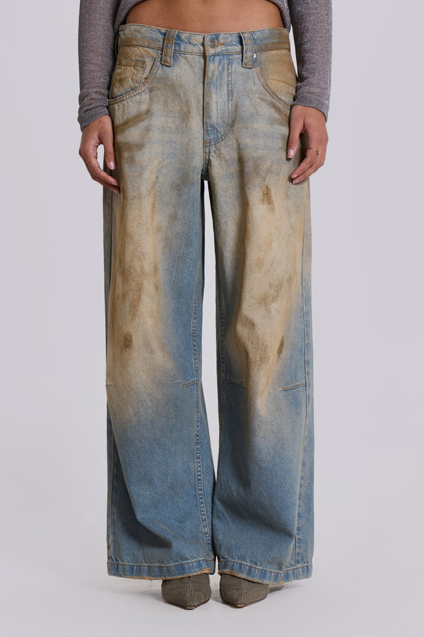 Vintage Brown Colossus Fit Jeans