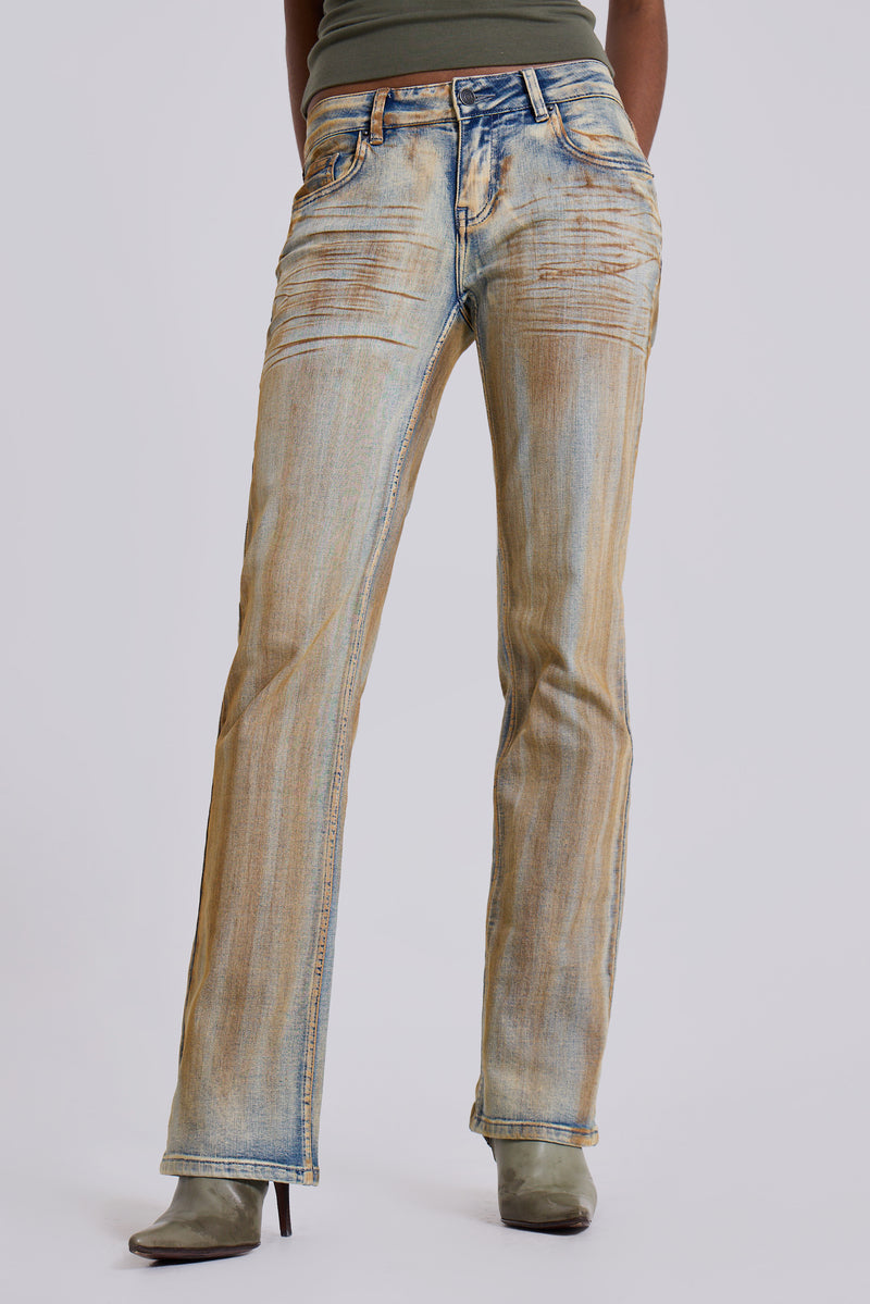 Rusted Denim Bootcut Jeans
