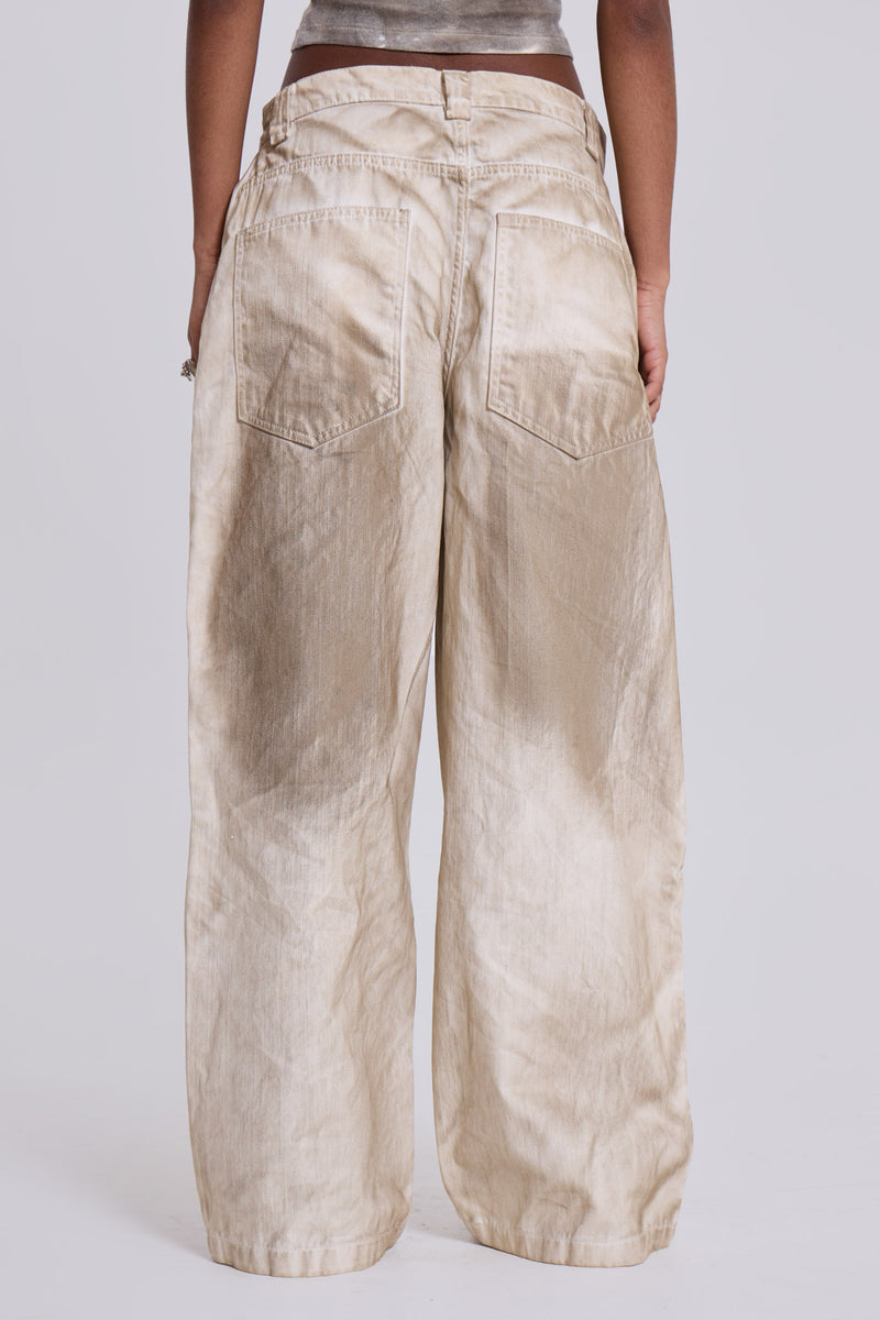 Sand Oil Wash Colossus Jeans