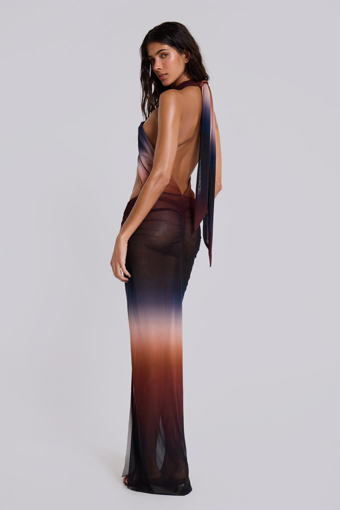 jade halter maxi dress superdown Superdown Bea Halter Maxi Dress